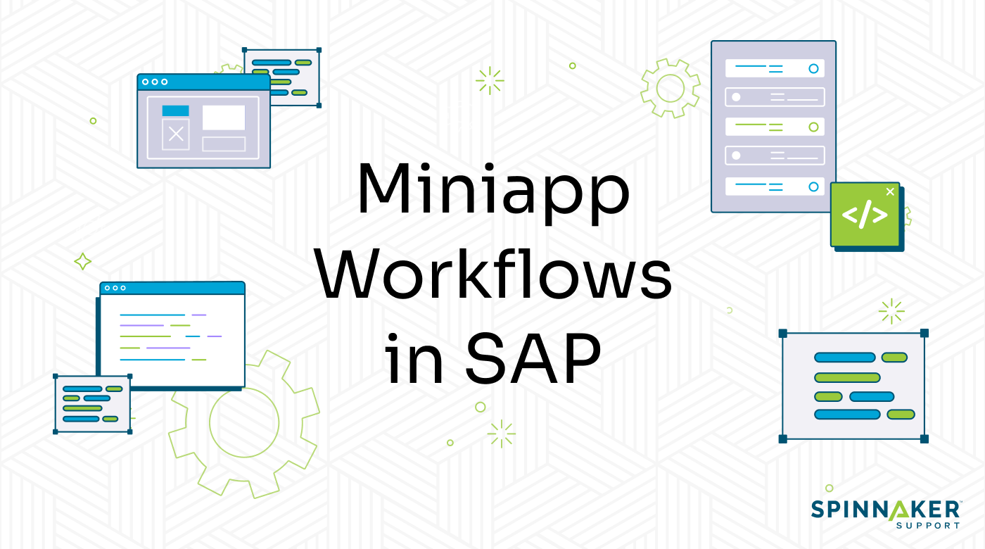 Miniapp sap workflow