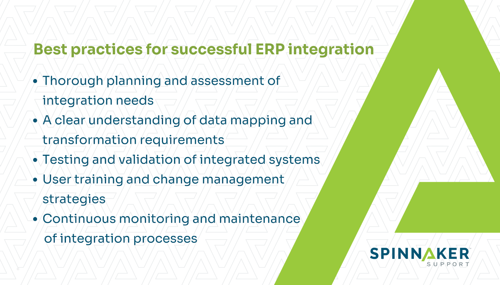 5 best practices for successful ERP integration
