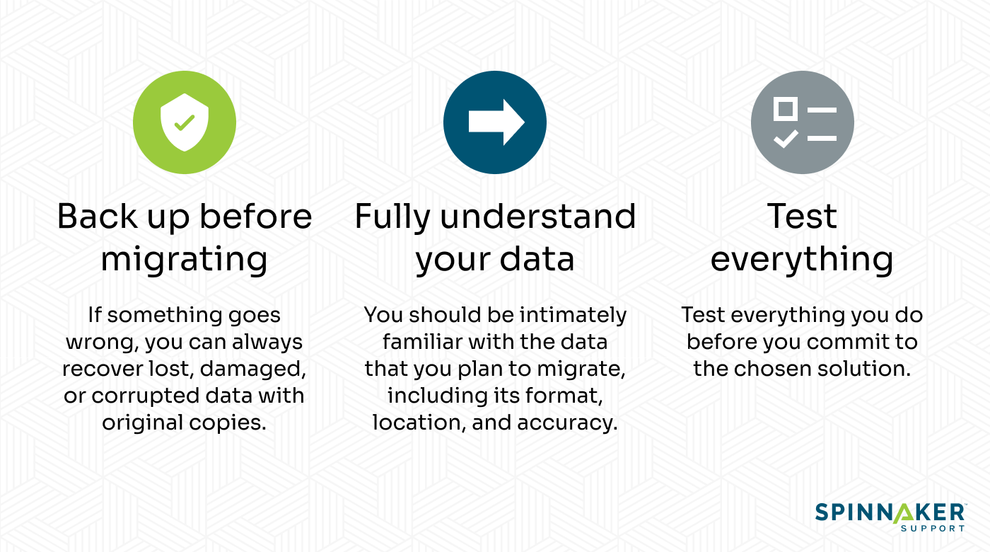 best practices for migrating data