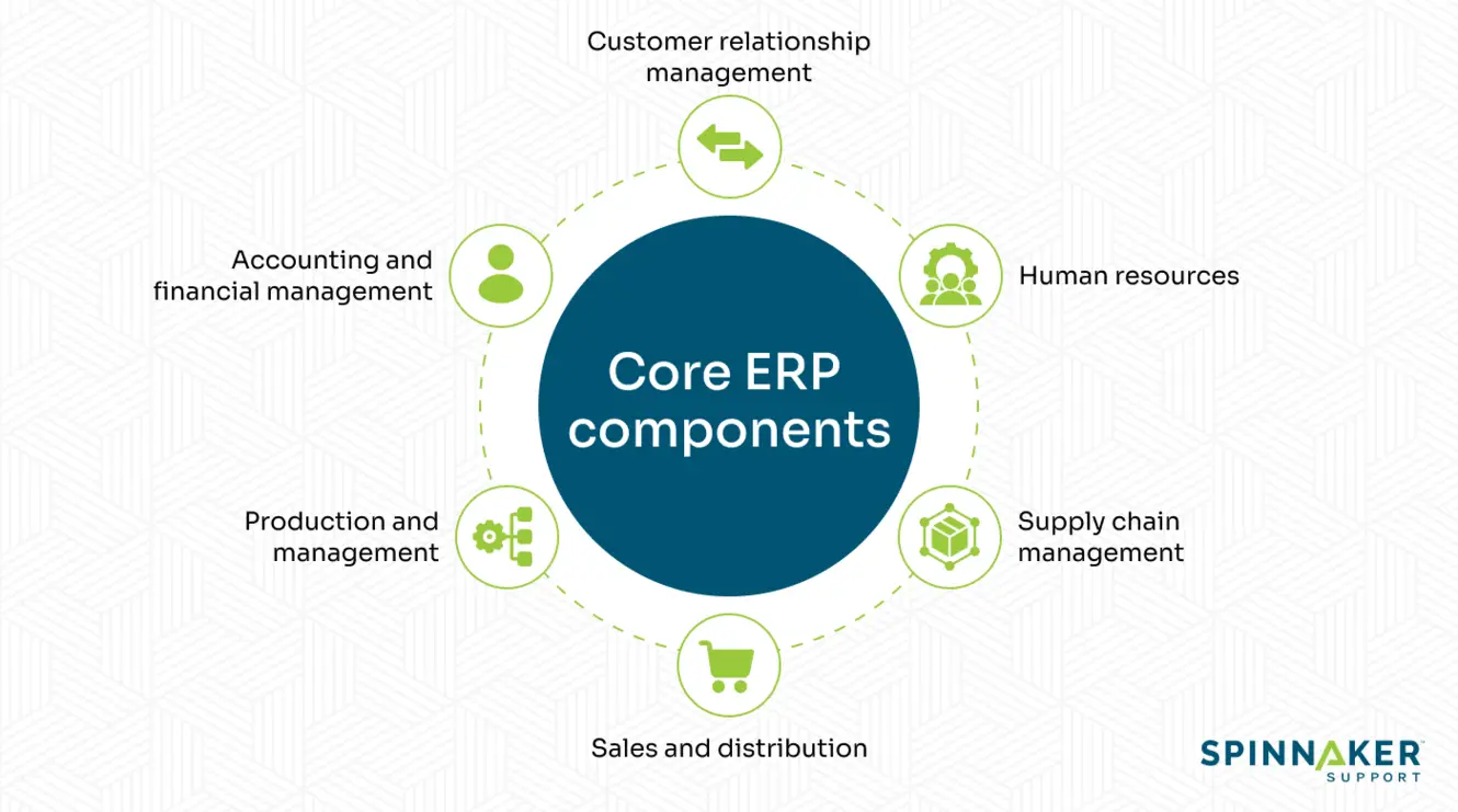 6 core ERP components