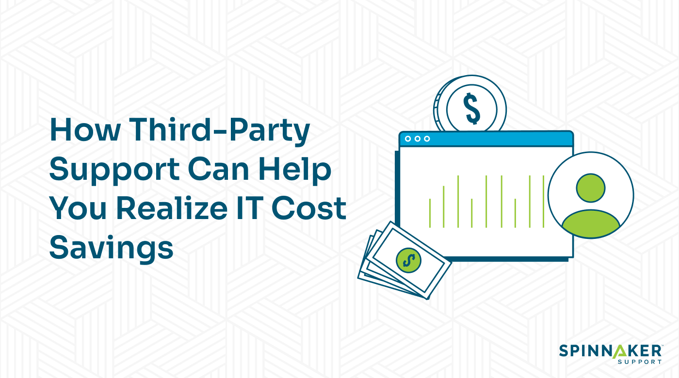 Third-party support and IT cost reduction